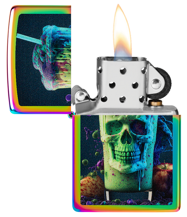 Zippo 60.007.691 vžigalnik Colorful Skull Milkshake