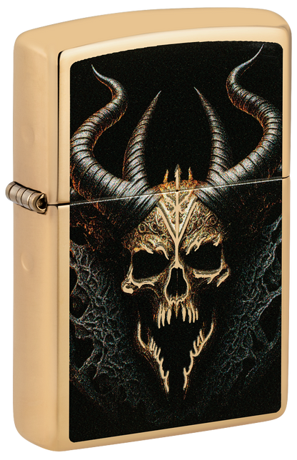 Zippo 60.007.692 vžigalnik Horror Golden Skull