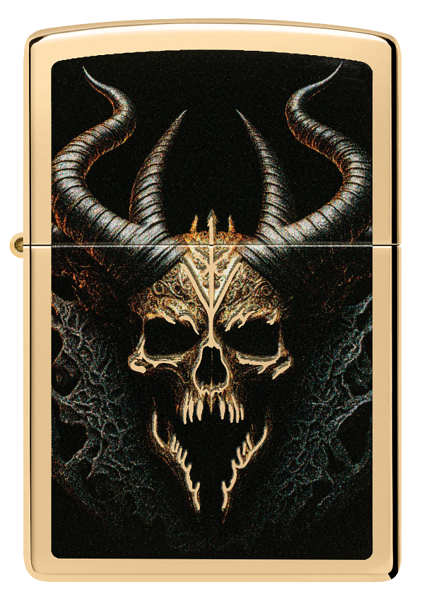 Zippo 60.007.692 vžigalnik Horror Golden Skull