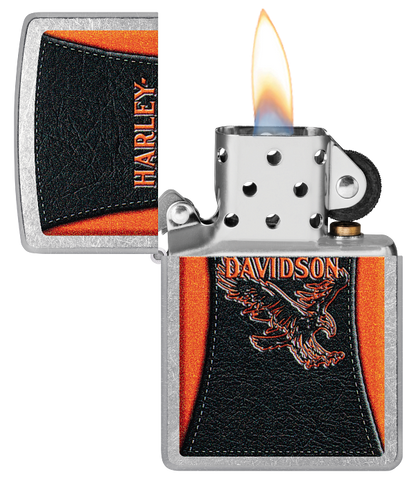 Zippo vžigalnik 47097 Harley-Davidson® Leather Eagle