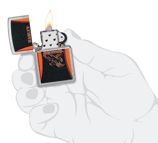 Zippo vžigalnik 47097 Harley-Davidson® Leather Eagle
