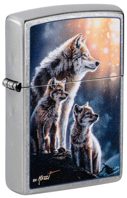 Zippo 47106 vžigalnik Wolf Pack by Mazzi