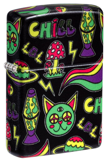 Zippo 47114 vžigalnik Psychedelic Sticker Chill Design