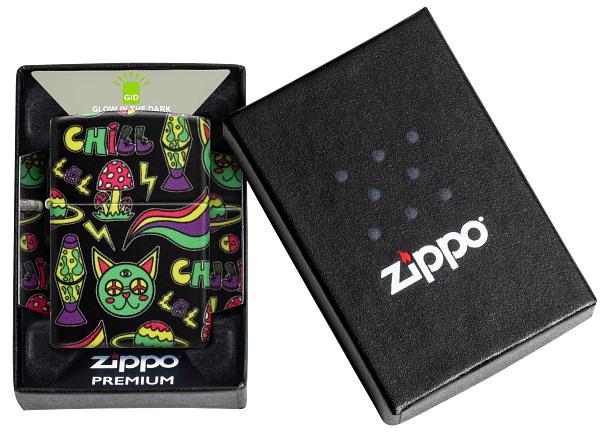 Zippo 47114 vžigalnik Psychedelic Sticker Chill Design