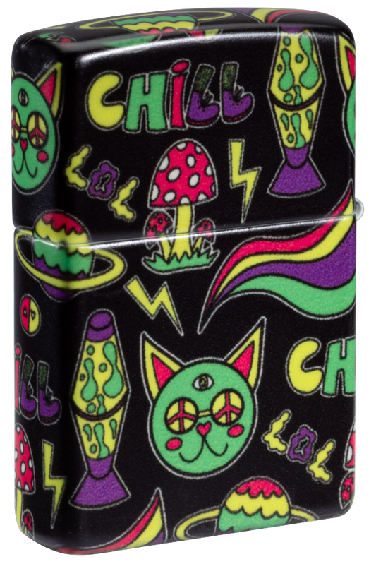 Zippo 47114 vžigalnik Psychedelic Sticker Chill Design