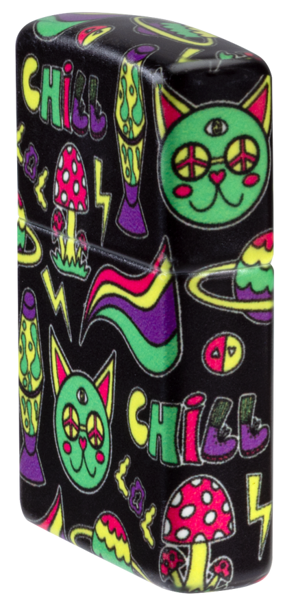 Zippo 47114 vžigalnik Psychedelic Sticker Chill Design