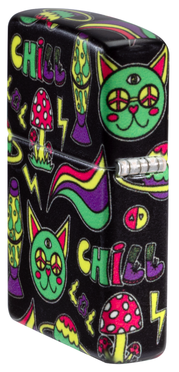 Zippo 47114 vžigalnik Psychedelic Sticker Chill Design