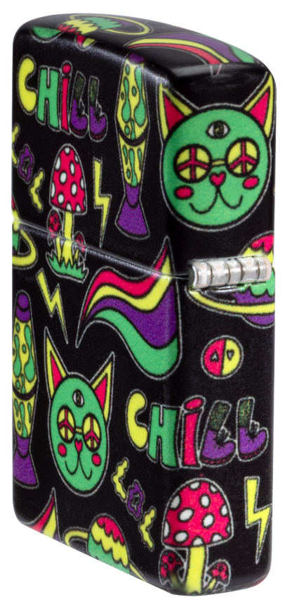 Zippo 47114 vžigalnik Psychedelic Sticker Chill Design
