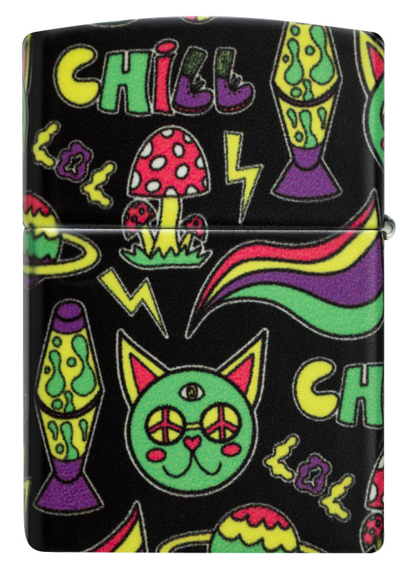 Zippo 47114 vžigalnik Psychedelic Sticker Chill Design