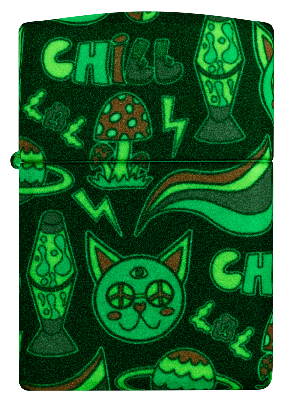 Zippo 47114 vžigalnik Psychedelic Sticker Chill Design