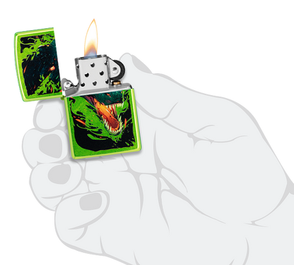 Zippo 47133 vžigalnik Green Dragon