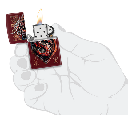 Zippo 47136 vžigalnik Asian Red Dragon