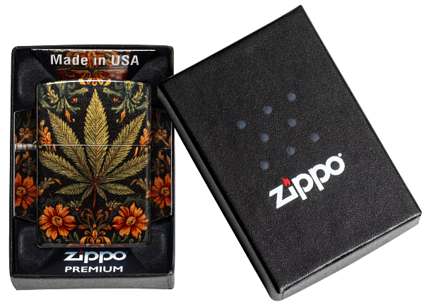 Zippo 47139 vžigalnik Cannabis Leaf and Flowers
