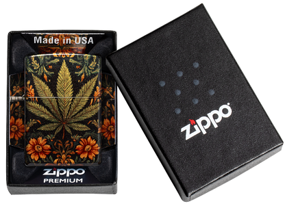 Zippo 47139 vžigalnik Cannabis Leaf and Flowers
