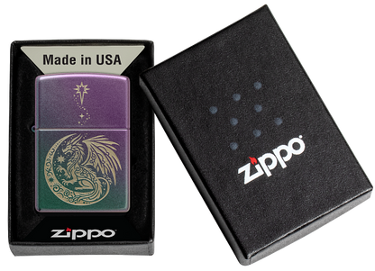 Zippo vžigalnik 47151 Fantasy Dragon and Crescent Moon