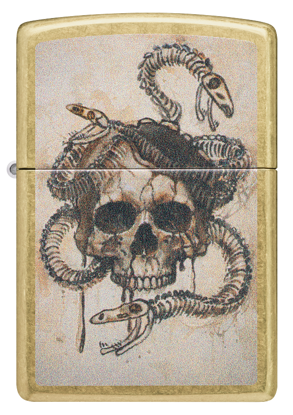 Zippo 47175 vžigalnik Skull and Snake