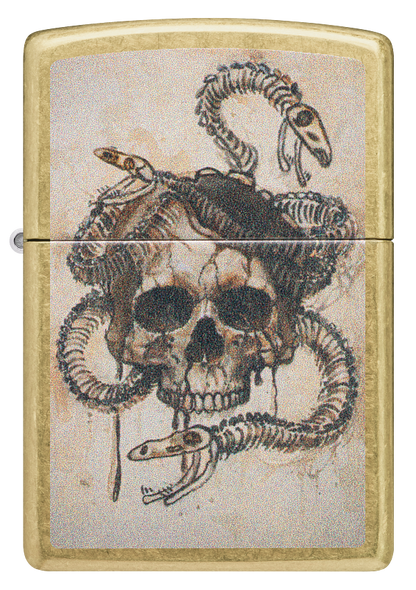 Zippo 47175 vžigalnik Skull and Snake
