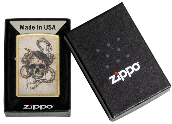 Zippo 47175 vžigalnik Skull and Snake