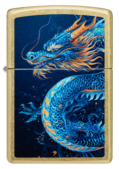 Zippo 47178 vžigalnik Blue Dragon