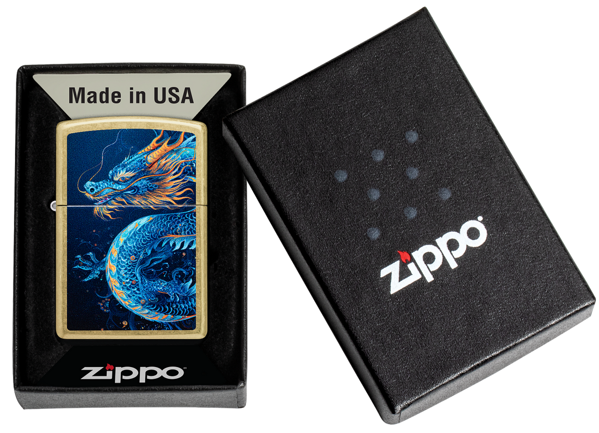 Zippo 47178 vžigalnik Blue Dragon