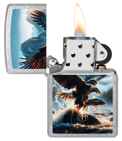 Zippo 47188 vžigalnik Eagle and Fish