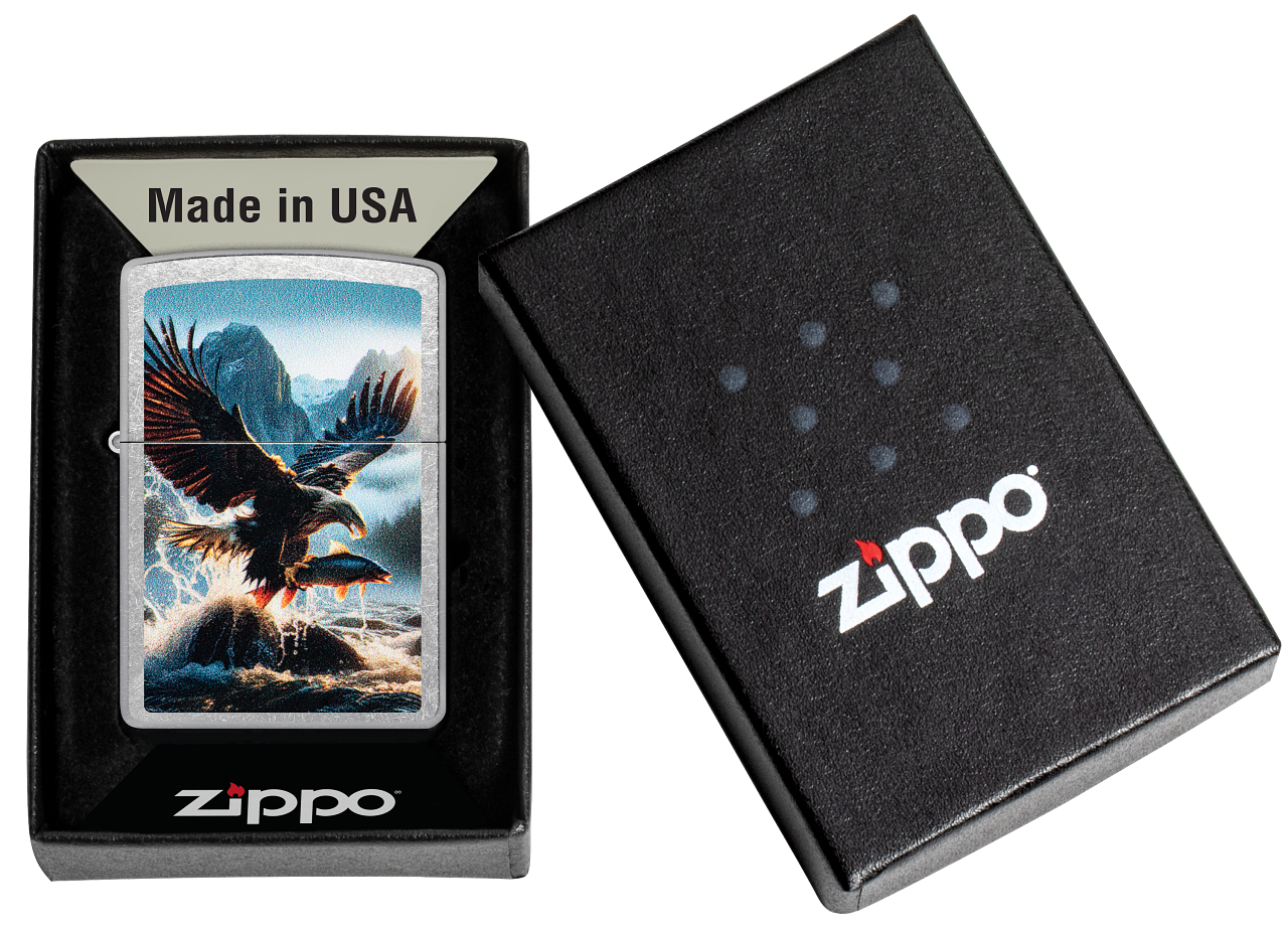 Zippo 47188 vžigalnik Eagle and Fish
