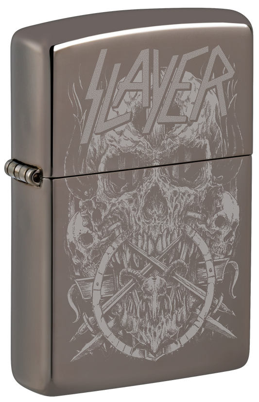 Zippo 47205 vžigalnik Slayer, Skull Logo