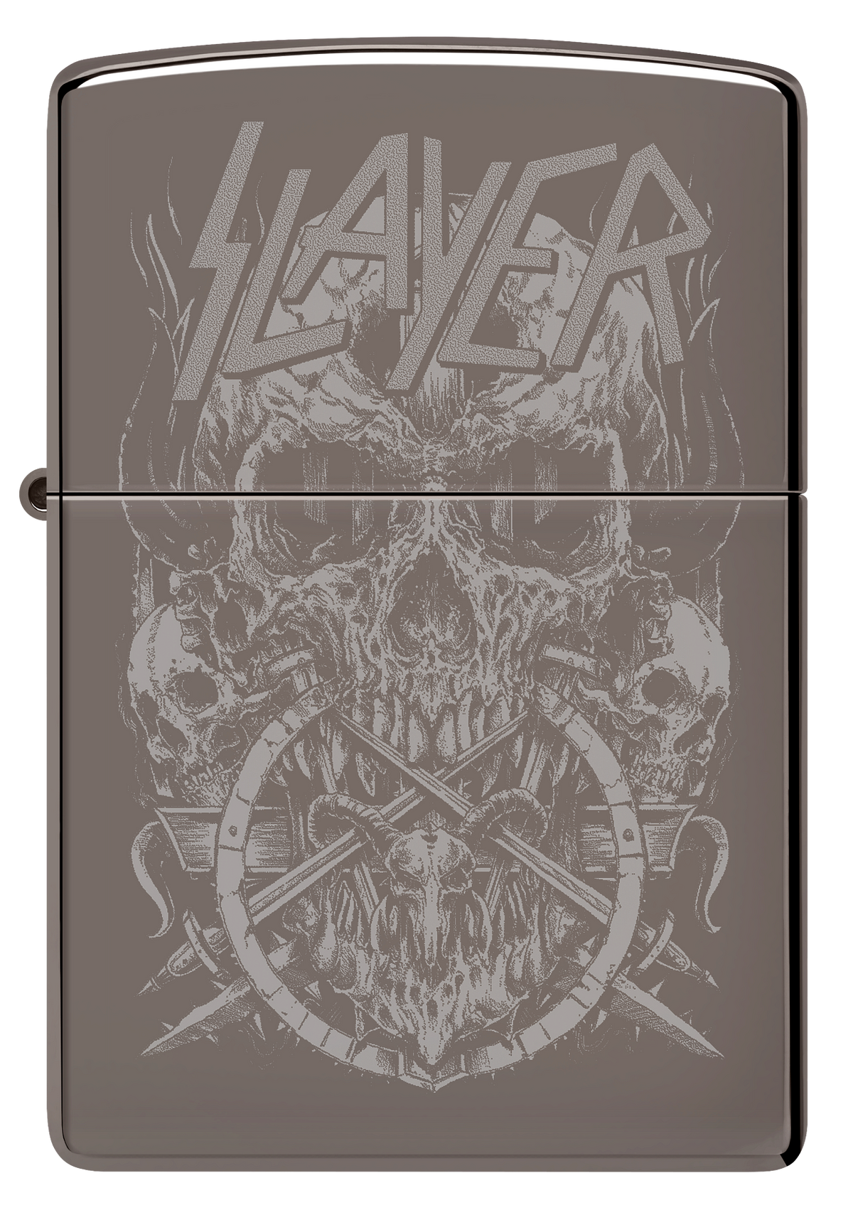 Zippo 47205 vžigalnik Slayer, Skull Logo