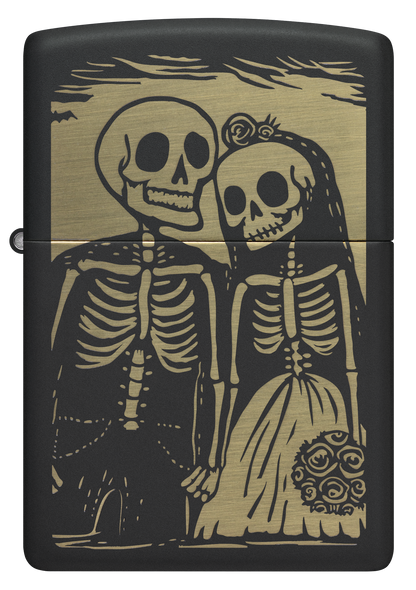 Zippo 47210 vžigalnik Skeleton Couple