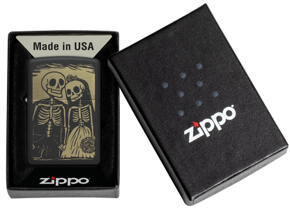 Zippo 47210 vžigalnik Skeleton Couple