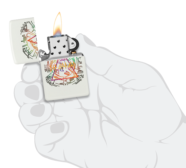 Zippo 47224 vžigalnik Def Lepard, Glow in the Dark