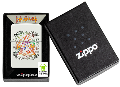 Zippo 47224 vžigalnik Def Lepard, Glow in the Dark