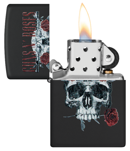 Zippo 47227 vžigalnik Guns'N'Roses, Skull and Roses