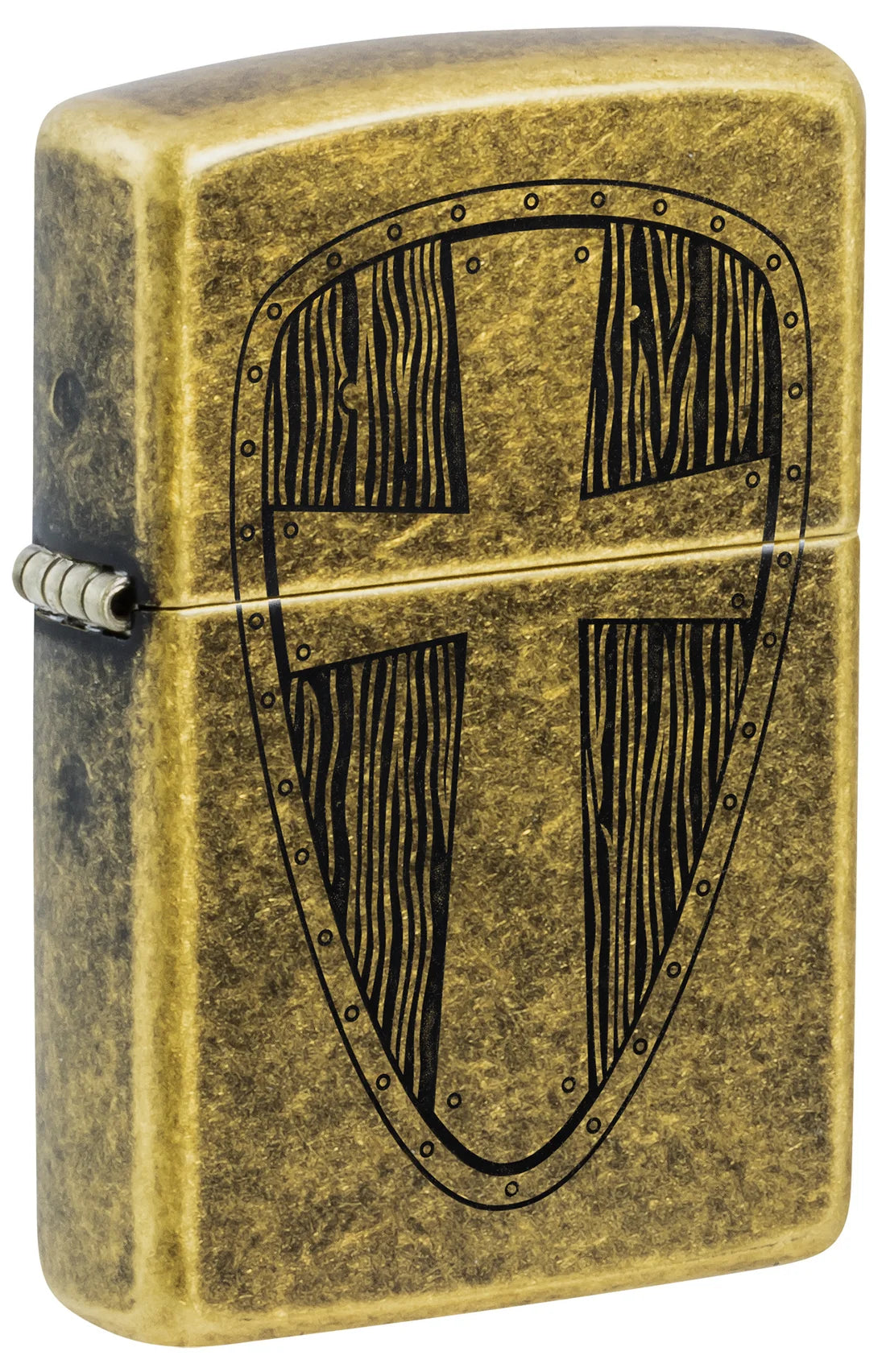 Zippo 47260 vžigalnik Vintage Cross, Antique Brass