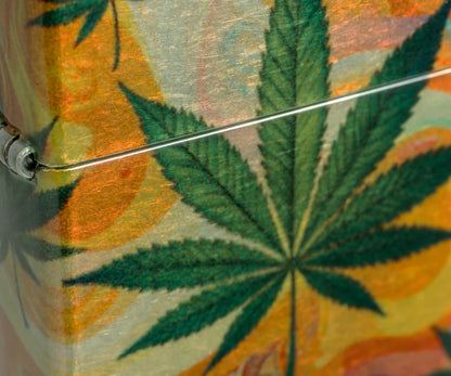 Zippo 47270 vžigalnik Psychedelic Leaves, Tumbled Chrome Fusion