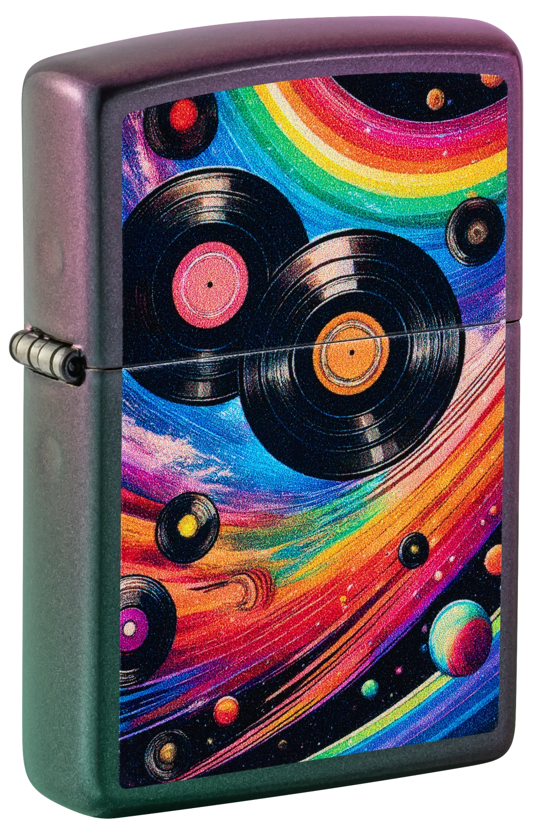 Zippo 47279 vžigalnik Funky Vinyl Albums, Iridescent