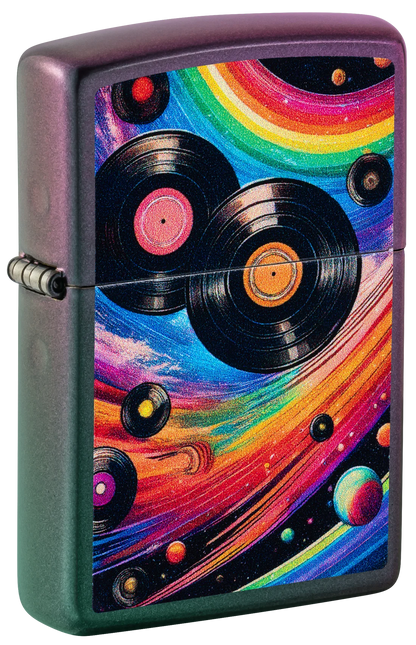 Zippo 47279 vžigalnik Funky Vinyl Albums, Iridescent