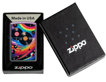 Zippo 47279 vžigalnik Funky Vinyl Albums, Iridescent