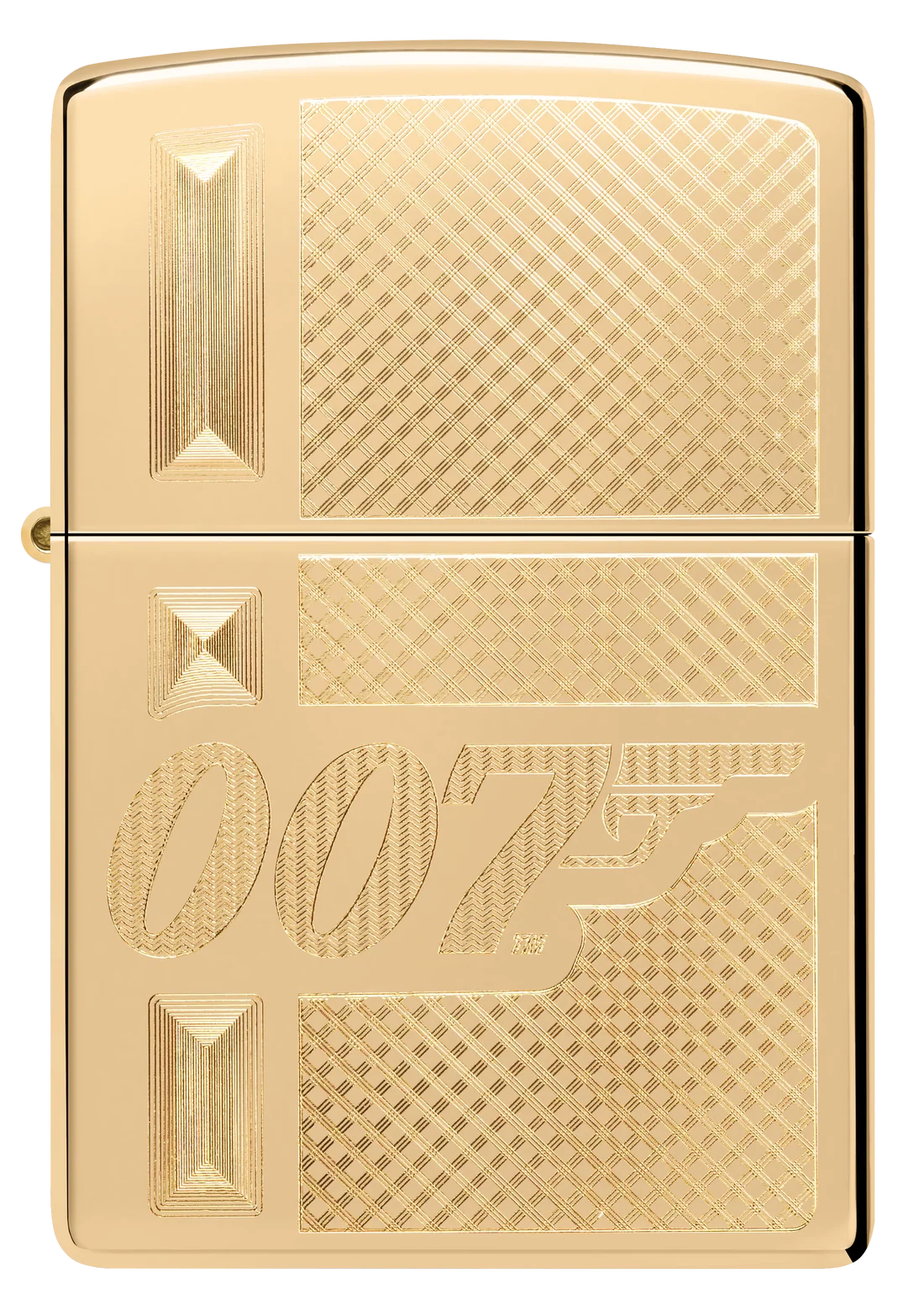 Zippo 47413 vžigalnik James Bond 007 Gun Logo, High Polish Brass
