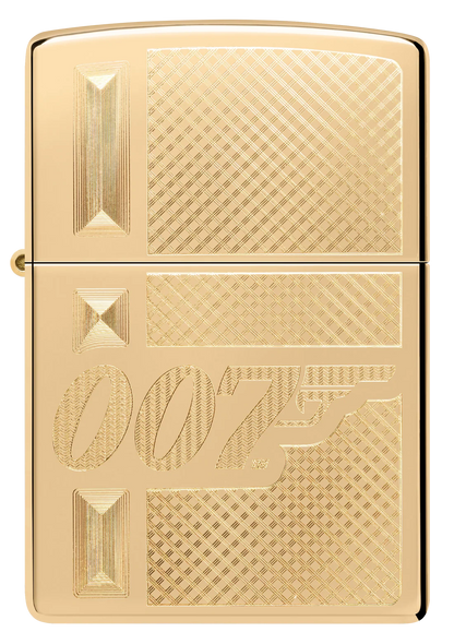 Zippo 47413 vžigalnik James Bond 007 Gun Logo, High Polish Brass