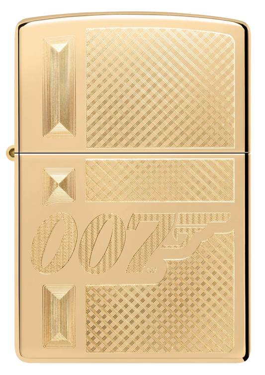 Zippo 47413 vžigalnik James Bond 007 Gun Logo, High Polish Brass
