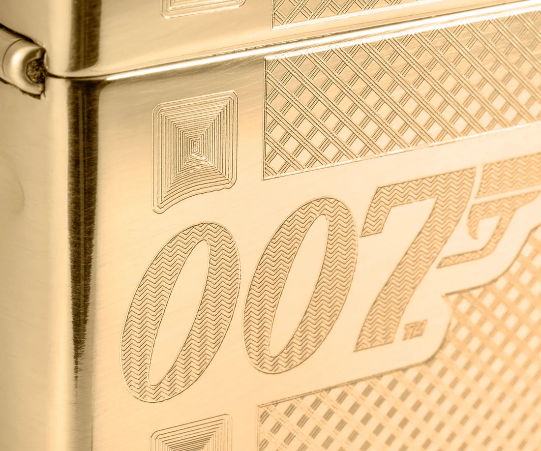 Zippo 47413 vžigalnik James Bond 007 Gun Logo, High Polish Brass