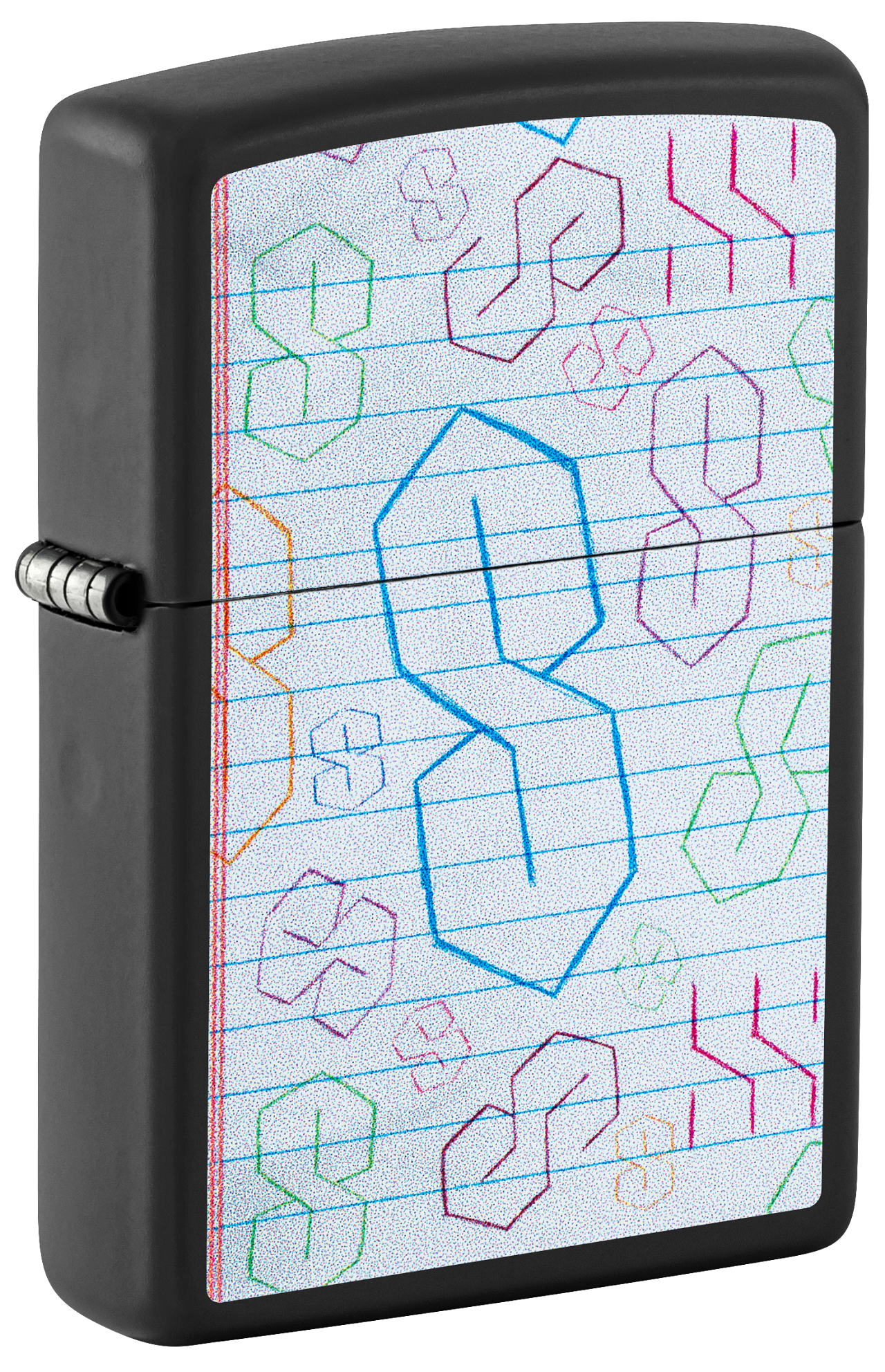 Zippo 47477 vžigalnik The S Doodle, Black Matte