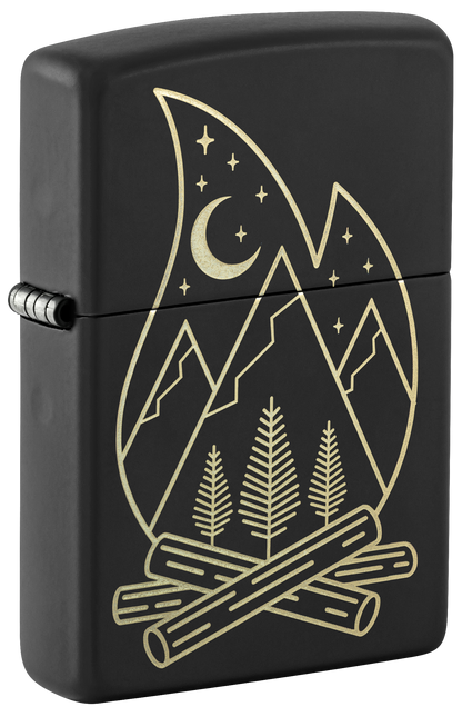 Zippo 47532 vžigalnik Camp Flame, Black Matte