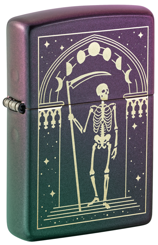 Zippo 47538 vžigalnik Grim Reaper Tarot,  Iridescent