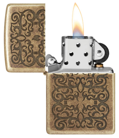 Zippo 48484 vžigalnik Unique Tattoo Pattern
