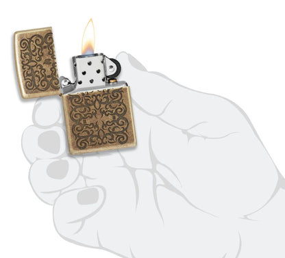 Zippo 48484 vžigalnik Unique Tattoo Pattern