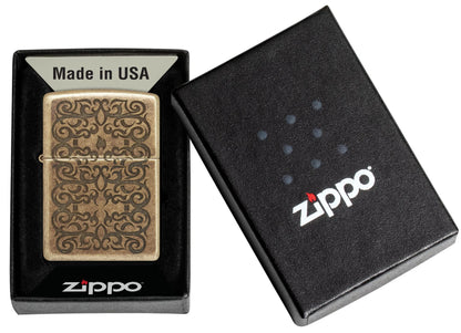 Zippo 48484 vžigalnik Unique Tattoo Pattern