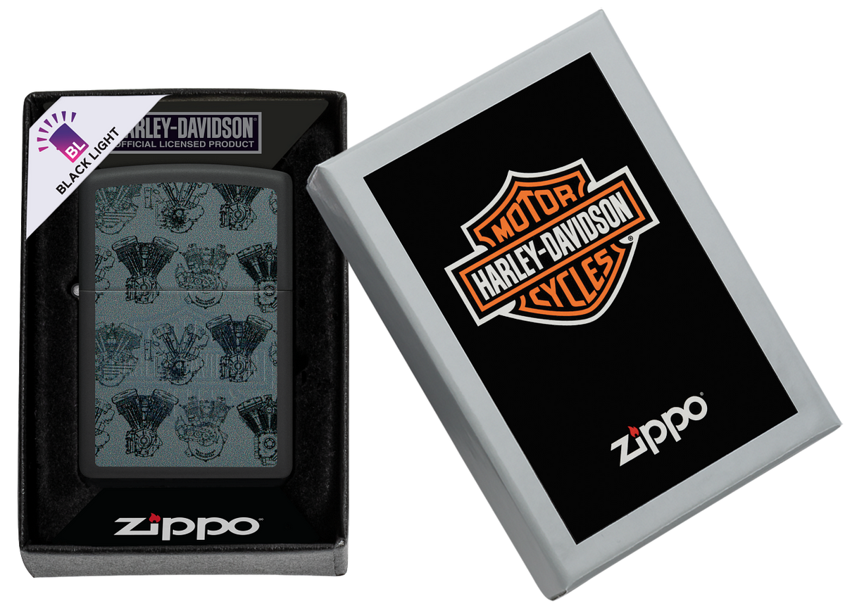 Zippo vžigalnik 48600 Harley Davidson® Motors UV