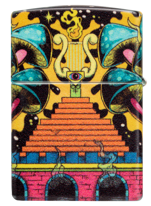 Zippo vžigalnik 48640 Psychedelic Skull